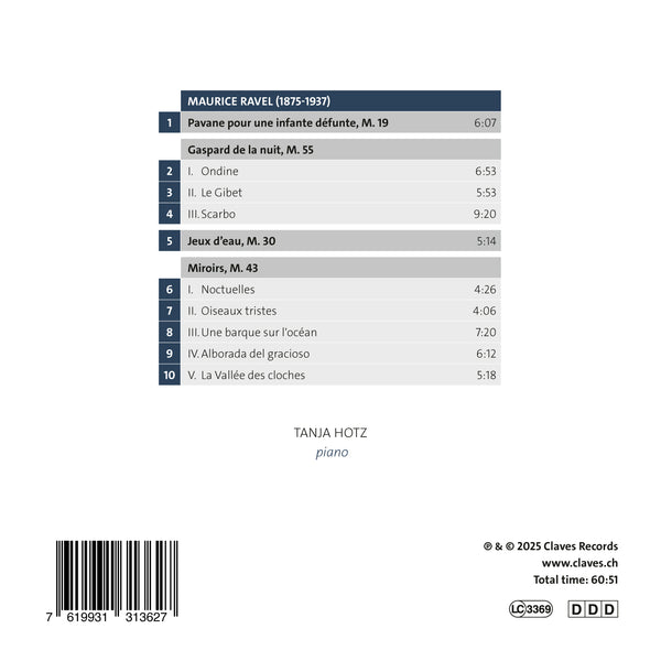 (2025) Ravel: Piano Works / CD 3136 - Claves Records (2025) Ravel: Piano Works / CD 3136 - Claves Records