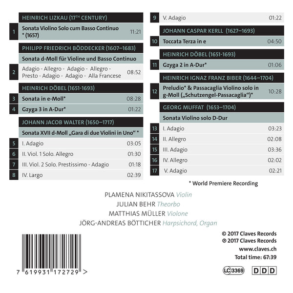 (2017) The violin’s delight - a garden of pleasure, 17th Century Virtuoso Violin Music / CD 1727 - Claves Records (2017) The violin’s delight - a garden of pleasure, 17th Century Virtuoso Violin Music / CD 1727 - Claves Records