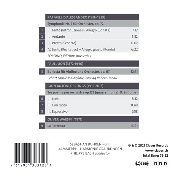 (2021) Grischuns dal cor / CD 3031 - Claves Records (2021) Grischuns dal cor / CD 3031 - Claves Records