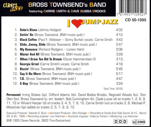 (2013) I Love Jump Jazz / CJ 1095 - Claves Records