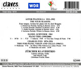 (2001) Piazzolla, Schnyder & Ives: PIano Trios