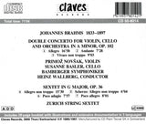 (1989) Brahms: Double Concerto, Op. 102 - Sextet, Op. 36