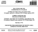 (1997) Dukas: Symphony in C Major - Fauré: Pelléas et Mélisande