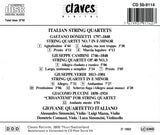(1993) Italian String Quartets