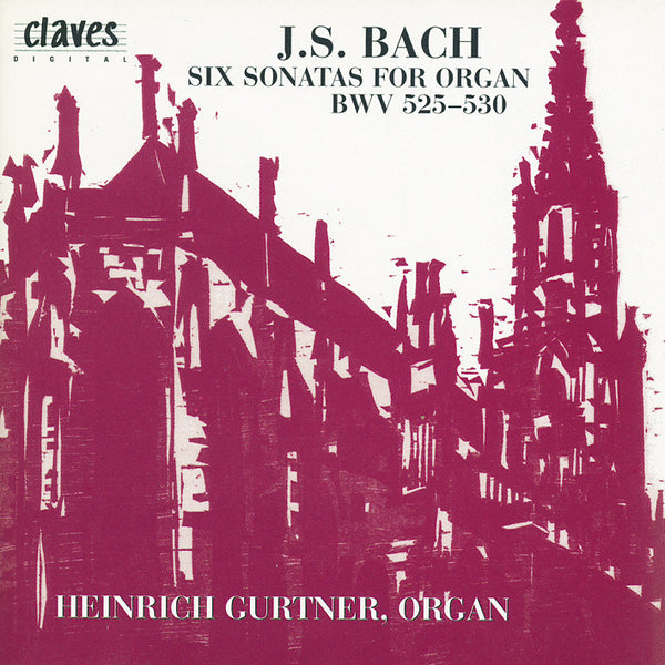 (1994) Bach: The Six Trios Sonatas for Organ / CD 405-6 - Claves Records