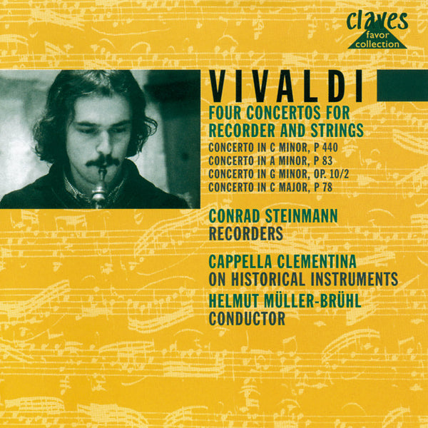 (1978) Vivaldi/ Flute Concertos / CLF 804-9 - Claves Records