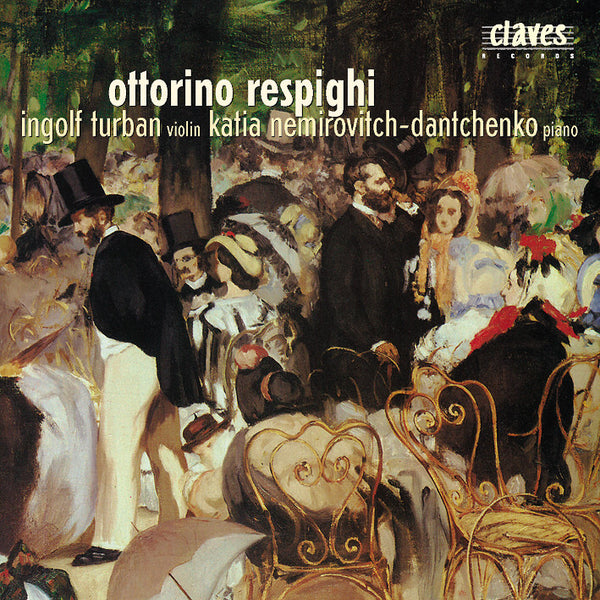 (2002) Respighi: Original Pieces for Violin & Piano / CD 2109 - Claves Records