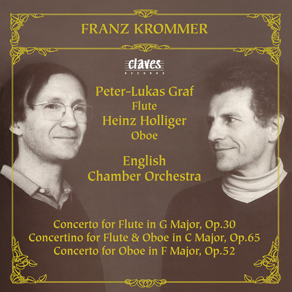 (1983) Franz Krommer: Flute & Oboe Concertos / CD 8203 - Claves Records