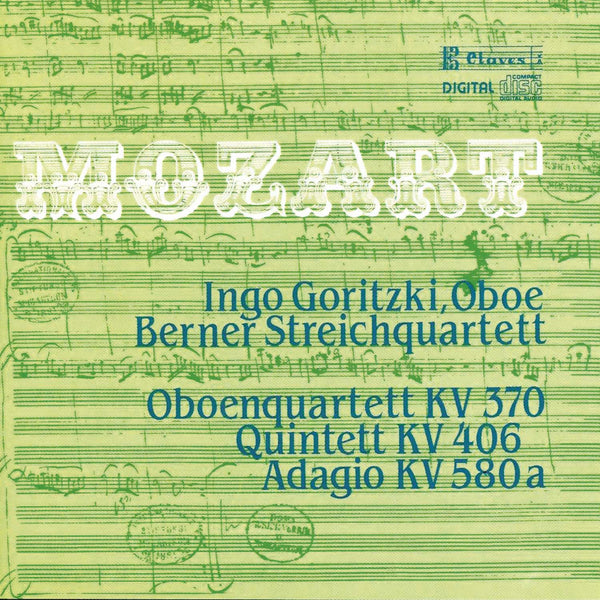 (1985) Mozart: Quintet K. 406 - Oboe Quartet K. 370 - Adagio K. 580a / CD 8406 - Claves Records (1985) Mozart: Quintet K. 406 - Oboe Quartet K. 370 - Adagio K. 580a / CD 8406 - Claves Records