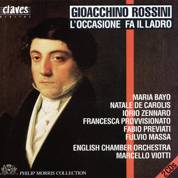 (1992) Gioacchino Rossini: L'Occasione Fa Il Ladro / CD 9208-9 - Claves Records