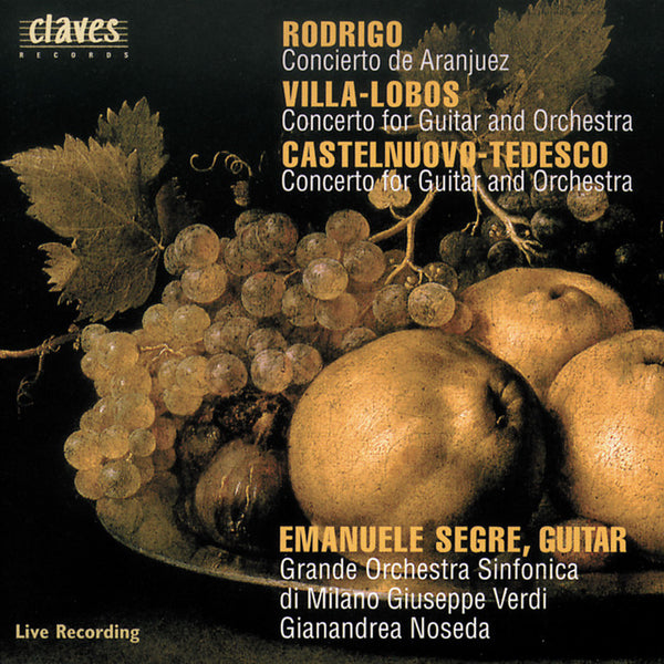 (1995) Concertos for Guitar & Orchestra (Live Recordings, Milano 1994) / CD 9516 - Claves Records