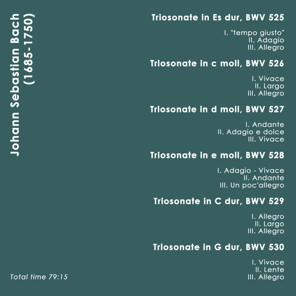 (2019) J. S. Bach: Triosonaten / DO 1930 - Claves Records (2019) J. S. Bach: Triosonaten / DO 1930 - Claves Records