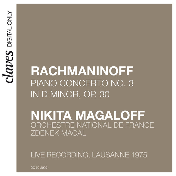 (2009) Rachmaninoff: Piano Concerto No. 3 (Live Recording, Lausanne 1975) / DO 2929 - Claves Records (2009) Rachmaninoff: Piano Concerto No. 3 (Live Recording, Lausanne 1975) / DO 2929 - Claves Records