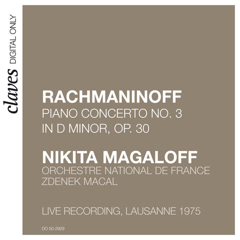 (2009) Rachmaninoff: Piano Concerto No. 3 (Live Recording, Lausanne 1975)