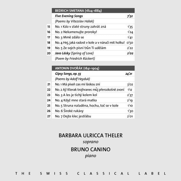 (2004) Dvorak & Smetana: Songs / CD 2411 - Claves Records (2004) Dvorak & Smetana: Songs / CD 2411 - Claves Records