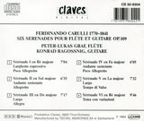 (1984) Carulli: Sérénades pour guitare & flûte Op. 109