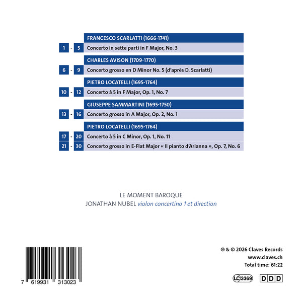 (2026) Alle lacrime - Concerti grossi in the legacy of Corelli / CD 3130 - Claves Records