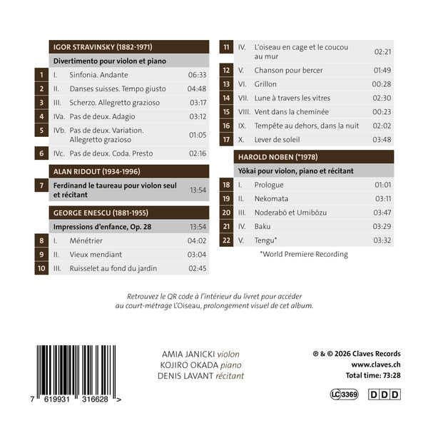 (2026) IMPRESSIONS / CD 3166 - Claves Records