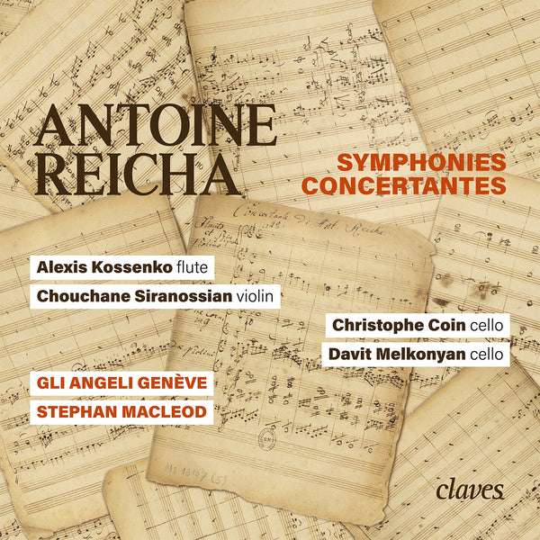 (2020) Antoine Reicha: Symphonies Concertantes / CD 3011 - Claves Records