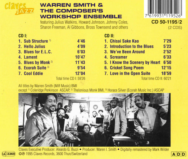 (2013) Warren Smith & The Composer's Workshop Ensemble / CJ 1195-2 - Claves Records