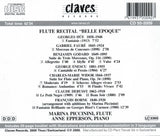 (2000) Flute Recital: Paris, Belle Epoque