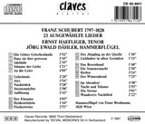 (1987) Franz Schubert: 23 Ausgewählte Lieder