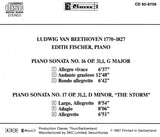 (1987) Beethoven: Piano Sonatas No. 16 in G Major, Op. 31 No. 1 & No. 17 in D Minor, Op. 31 No. 2 "The Storm"