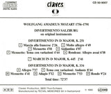 (1990) Mozart: Divertimenti K. 251