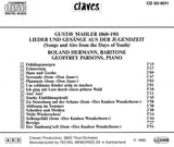 (1990) Mahler: Lieder und Gesänge aus der Jugendzeit
