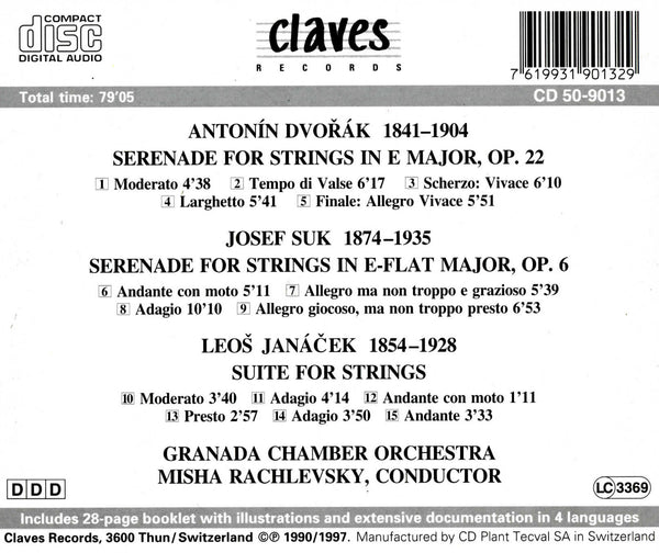 (1990) Romantic Music for Strings / CD 9013 - Claves Records