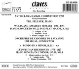(1994) XVth Clara Haskil Competition 1993