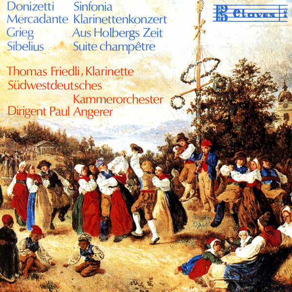 (1989) Donizetti / Mercadante / Grieg / Sibelius / CD 0709 - Claves Records