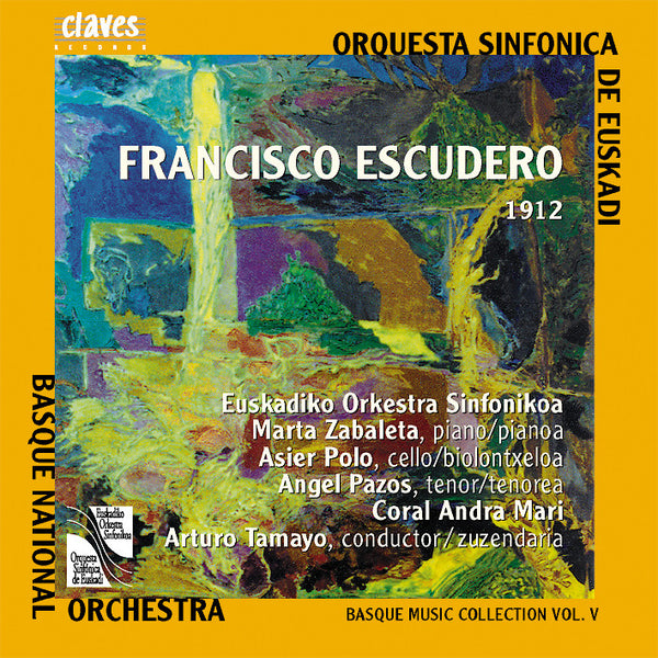 (2001) Basque Music Collection, Vol. V: Francisco Escudero / CD 2110/11 - Claves Records