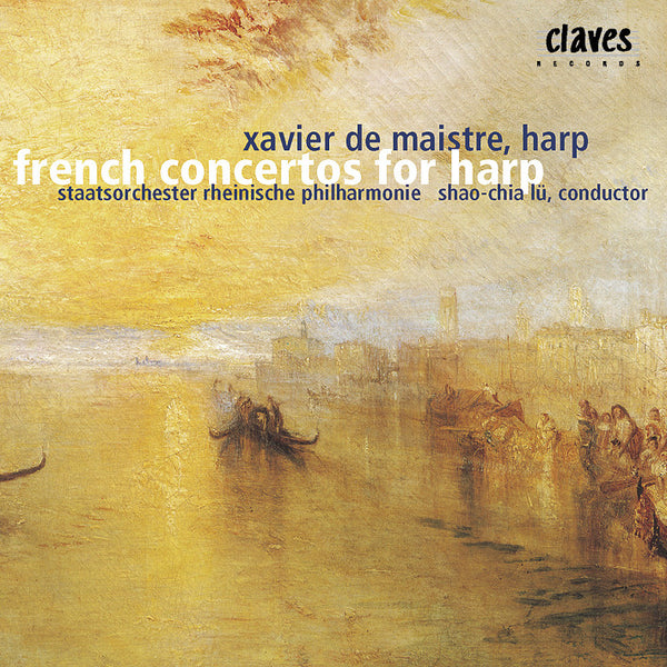 (2002) Romantic French Concertos & Pieces for Harp & Orchestra / CD 2206 - Claves Records