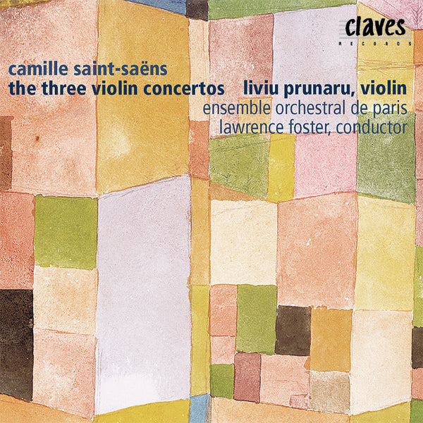 (2002) Saint-Saëns: The Three Violin Concertos / CD 2210 - Claves Records