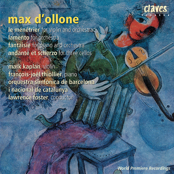 (2003) d'Ollone: Orchestral Music / CD 2301 - Claves Records
