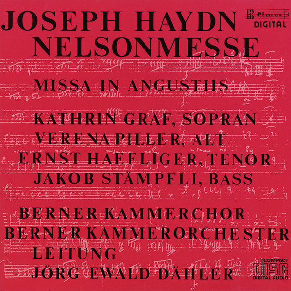 (1984) Joseph Haydn: Nelson Mass (Coronation Mass) / CD 8108 - Claves Records