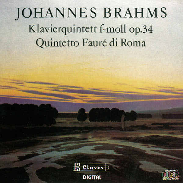 (1987) Brahms: Piano Quintet Op. 34 / CD 8702 - Claves Records