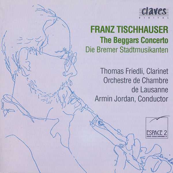 (1987) Tischhauser: The Beggar's Concerto / CD 8712 - Claves Records