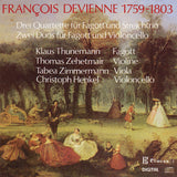 (1987) François Devienne: Drei Quartette für Fagott und Streichtrio / Zwei Duos für Fagott und Violoncello