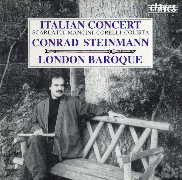 (1990) Italian Concert/ Scarlatti- Mancini- Corelli- Colista / CD 8912 - Claves Records
