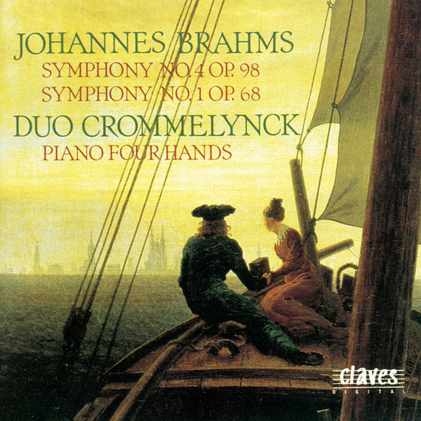 (1990) Brahms: Symphony No. 4 & No. 1 (Original Versions for Piano Four Hands) / CD 9012 - Claves Records