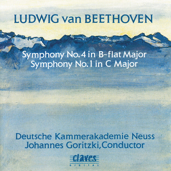 (1991) Beethoven: Symphonies No. 4 & No. 1 / CD 9113 - Claves Records