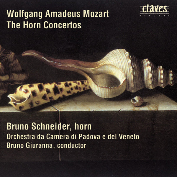 (1997) Wolfgang Amadeus Mozart: The Horn Concertos / CD 9121 - Claves Records