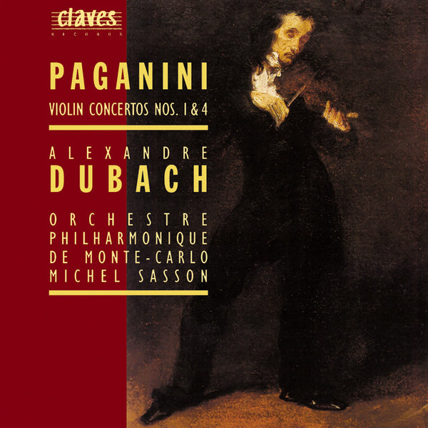 (1992) Niccolò Paganini: Violin Concertos Nos. 1, 4 / CD 9204 - Claves Records