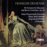 (1992) Devienne : Six Sonatas for Bassoon and Basso continuo, Op. 24
