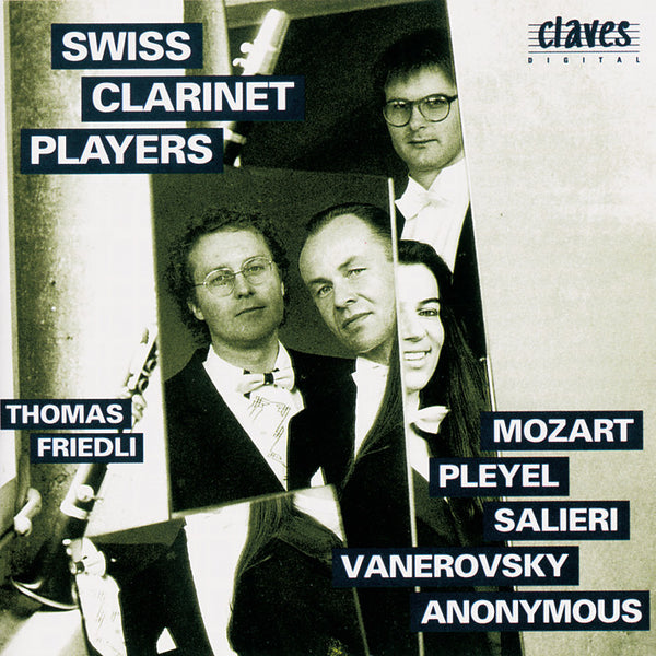 (1992) Classical Works for Clarinet Ensemble / CD 9212 - Claves Records