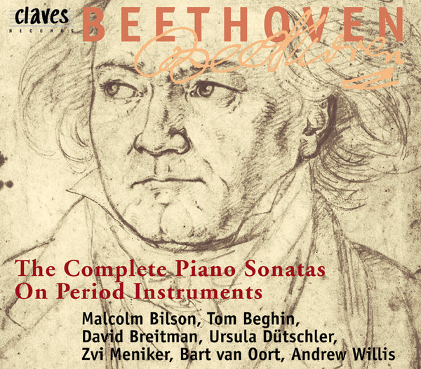 (1997) Beethoven : The Complete 32 Piano Sonatas on Period Instruments (In addition, the three Bonn - Kurfürsten - Sonatas) / CD 9707-10 - Claves Records