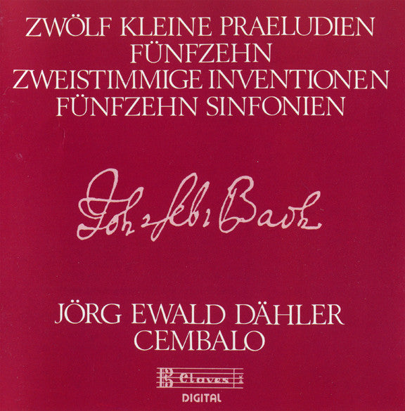 (1988) Johann Sebastian Bach: Cembalowerke / CLF 170-9 - Claves Records