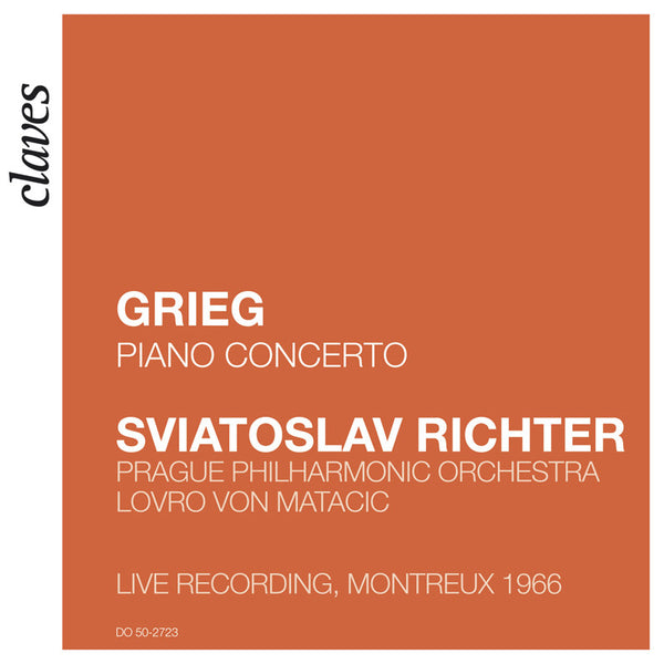 (2007) Grieg: Piano Concerto Op. 16 (Live Recording, Montreux 1966) / DO 2723 - Claves Records